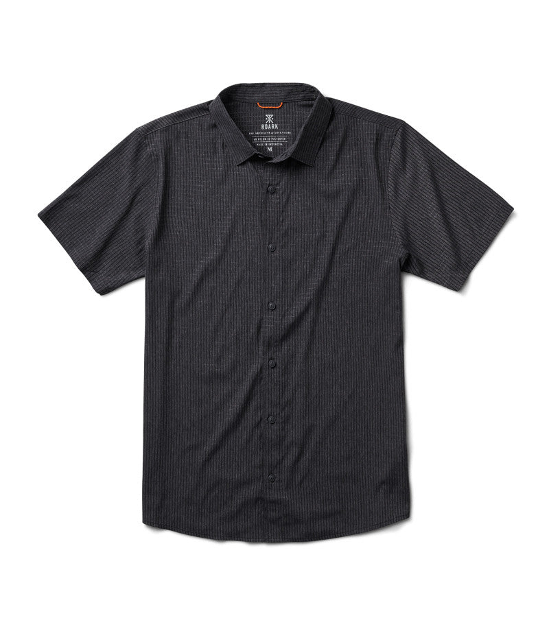 Bless Up Breathable Button Up Shirt - Black