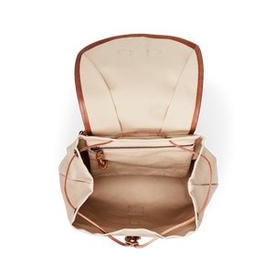 Rugged Twill Drawstring Backpack - Feather