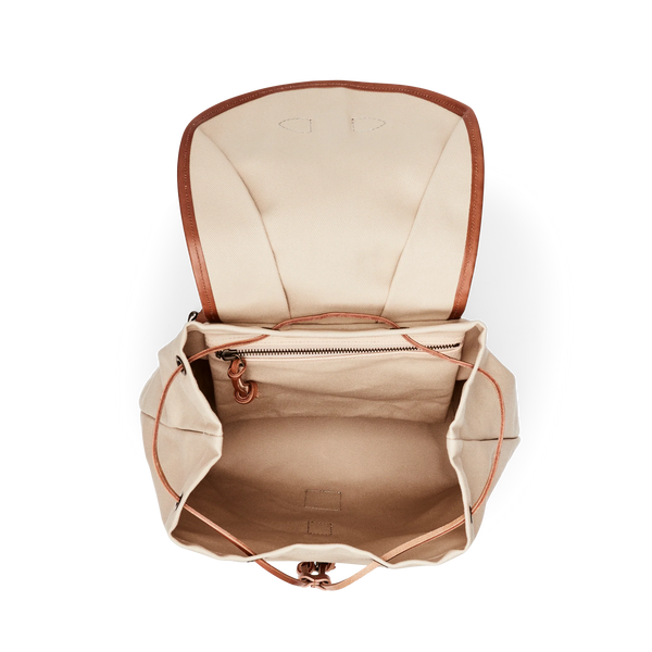 Rugged Twill Drawstring Backpack - Feather