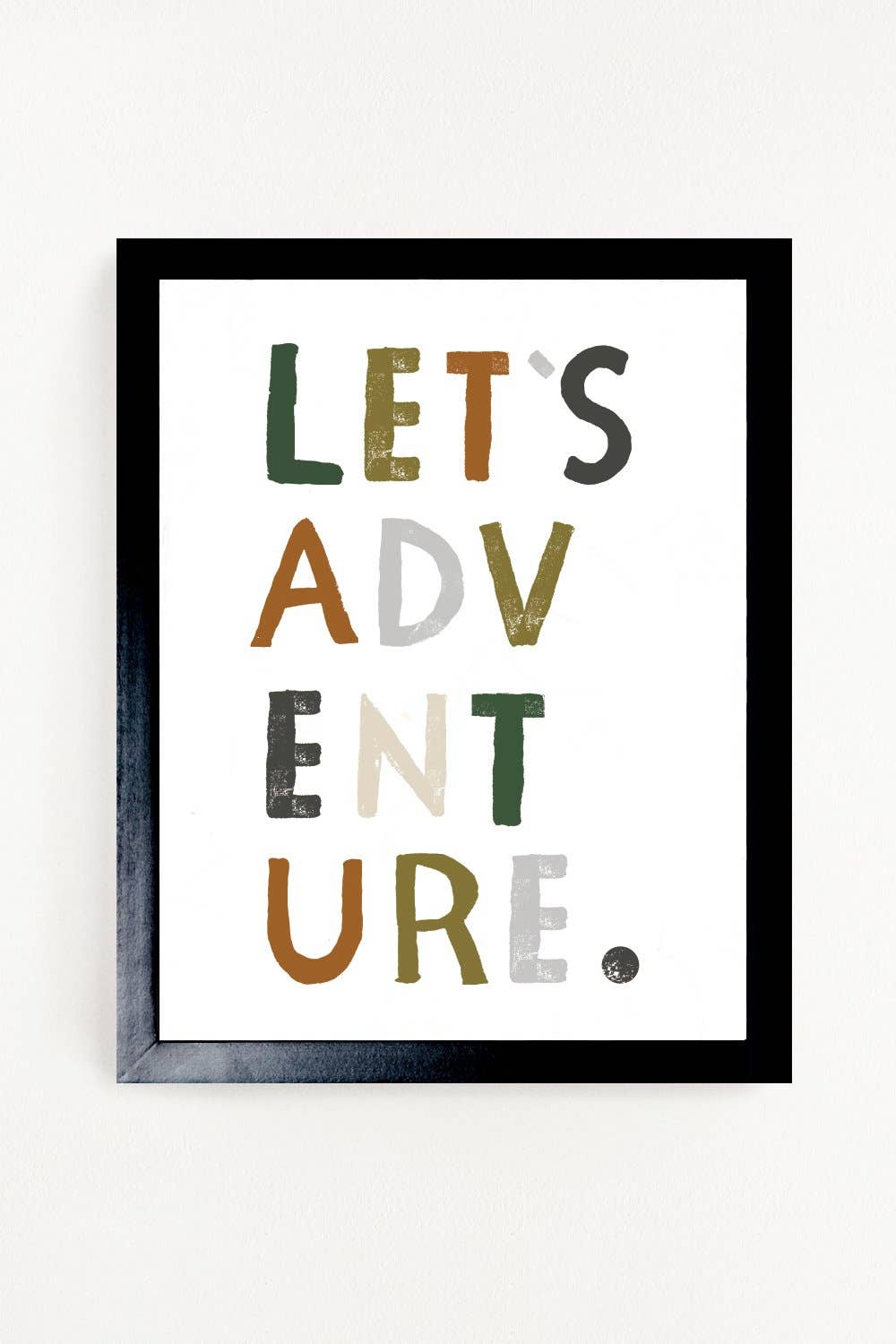 Let's Adventure Art Print - 11x14