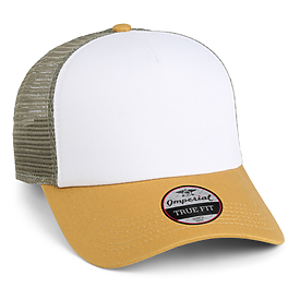 IMPERIAL HEADWEAR North Country Trucker Cap- WHITE/WHEAT/ELMO