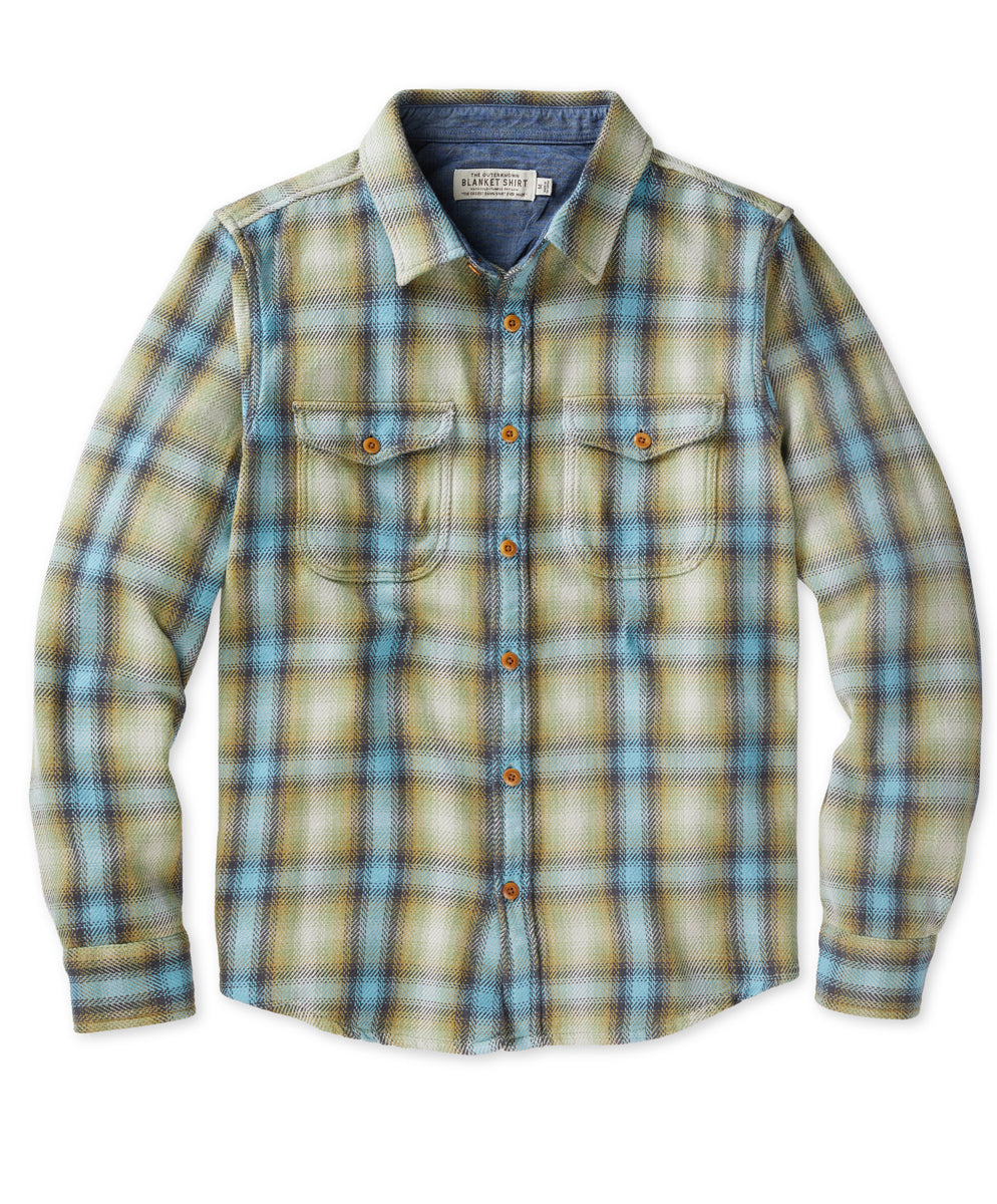 Blanket Shirt - Sage Sand Plaid