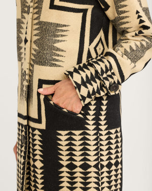 Timberline Coat - Black/Tan Harding