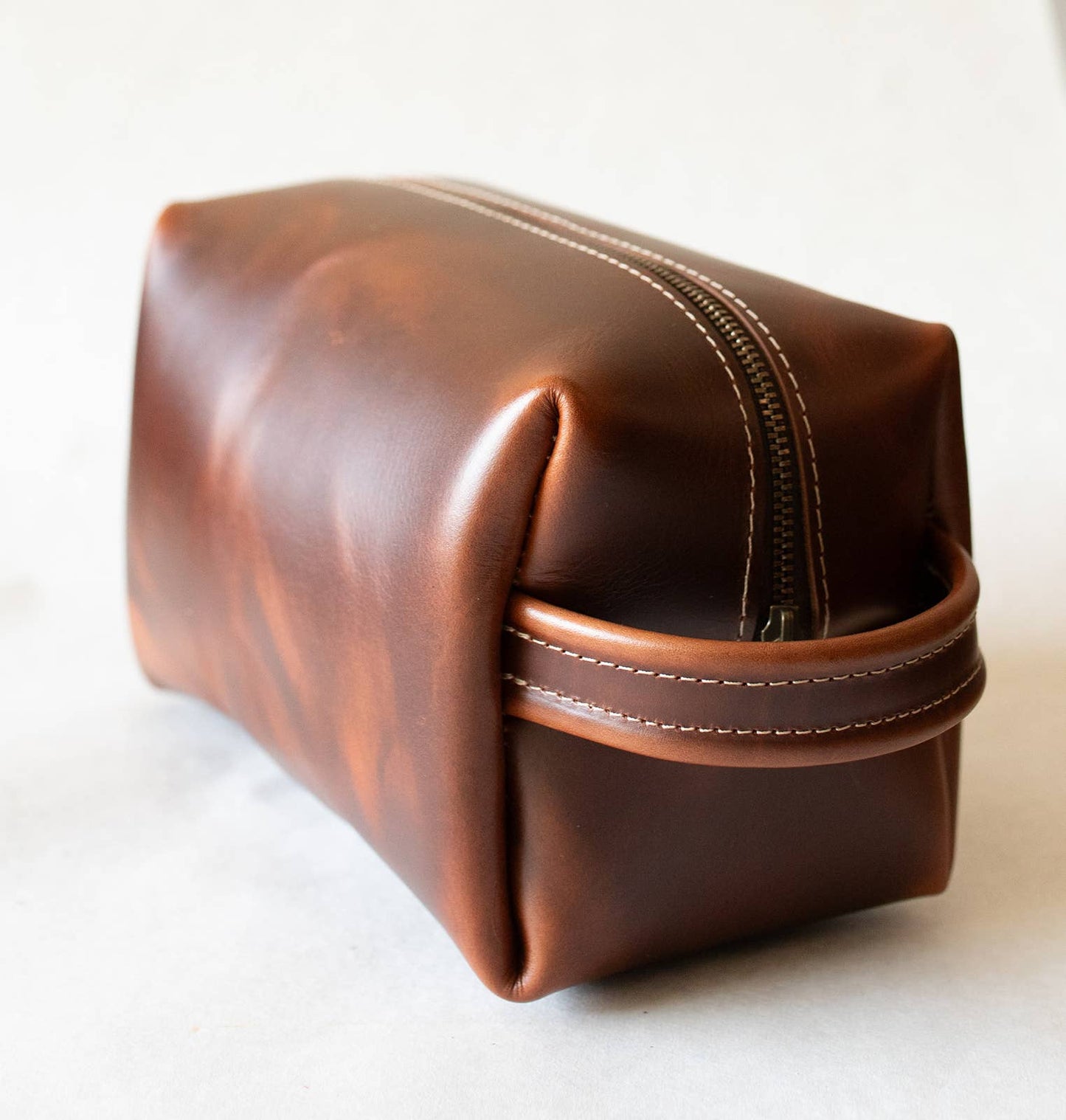 Dopp Kit - Gentleman's Travel Kit: Copper Brown