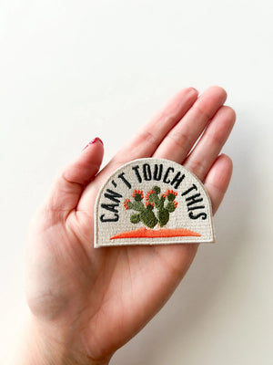 Can't Touch This Iron On Patch
