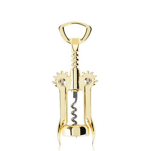 Belmont™ Gold-Plated Winged Corkscrew & Bottle Opener