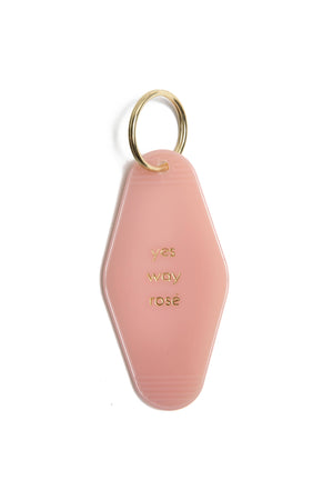 Yes Way Rosé Motel Key Tag