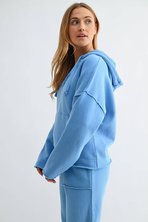 Malibu Air Cotton Hoodie - Blue