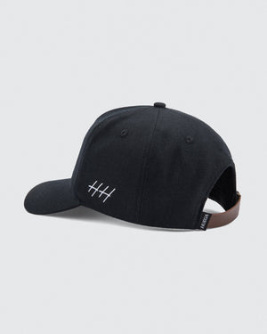 Letterman Hat: Black