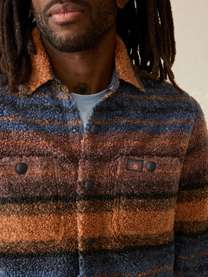 Range Fleece CPO- Autumn Horizon Stripe