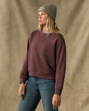 French Terry Crewneck - Eagle Brown