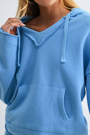 Malibu Air Cotton Hoodie - Blue
