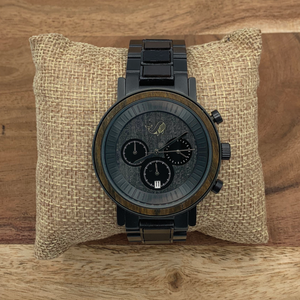 Wood Watch w/Genuine Wood - the "Marlin"