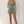 Washed Denim Romper: Olive