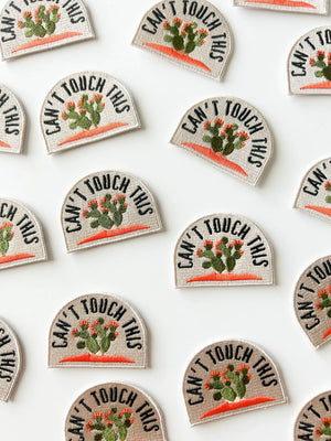 Can't Touch This Iron On Patch