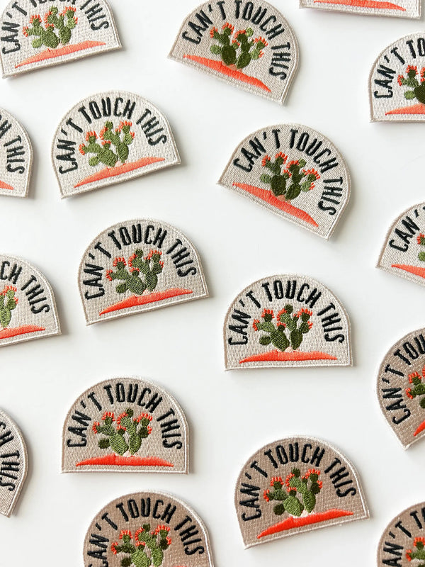 Can't Touch This Iron On Patch