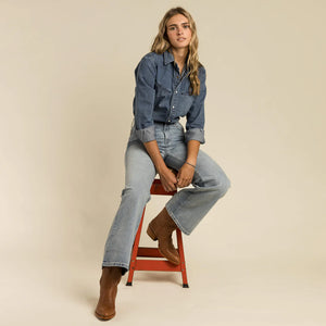 Yoakam Pearl Snap Denim Shirt