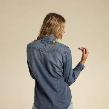 Yoakam Pearl Snap Denim Shirt