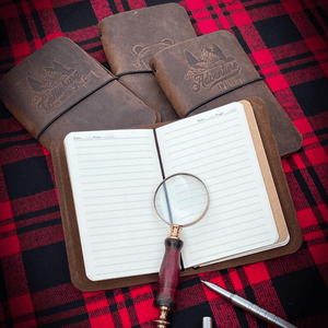 Refillable Leather Journal - Blank - No Stamp