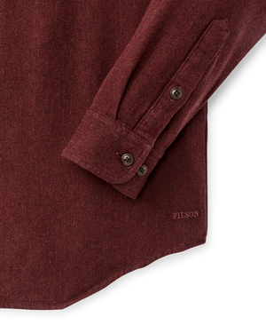 Filson Rustic Flannel Shirt - Port Heather