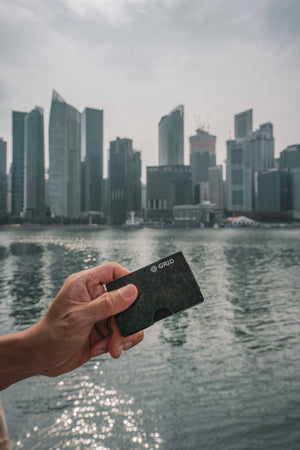 Grid Wallet - Forged Carbon Clip