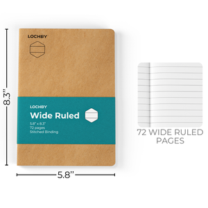 Tomoe River Notebooks A5: Wide Ruled