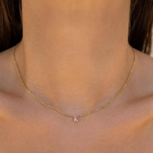 Star Stone Necklace: Opal
