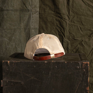 Chainstitch Camper Hat - Oatmeal/Red