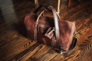 30L Weekender Duffel: Antique Brown