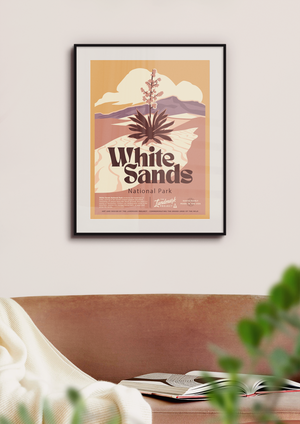 White Sands National Park - 12x16 Poster