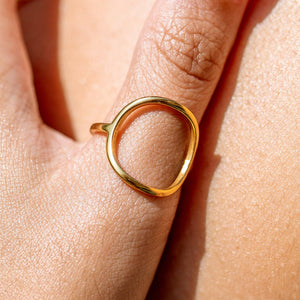 Ocean Ave Ring Gold: Gold / 7