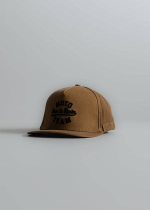 Moto Team Hat: Cognac / O/S