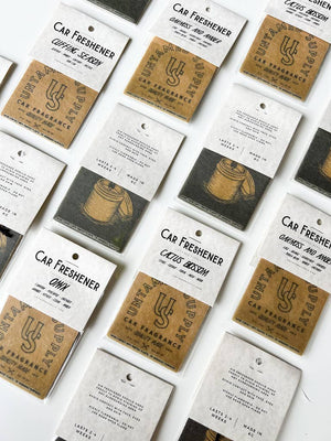 Car Fresheners: Oakmoss & Amber