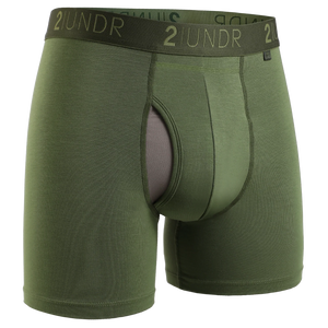 Swing Shift 6" Boxer Brief - Army Green