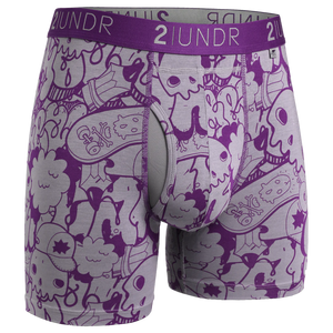 2UNDR Swing Shift Boxer Brief - Skulled (6" inseam)