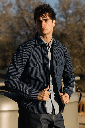 The Anvil Indigo Stripe - Rinse 14oz Selvedge