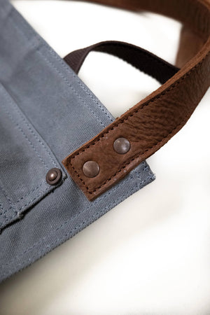 Canvas Shop Apron: Olive / O/S