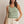 Striped Crochet Knit Tank - Green
