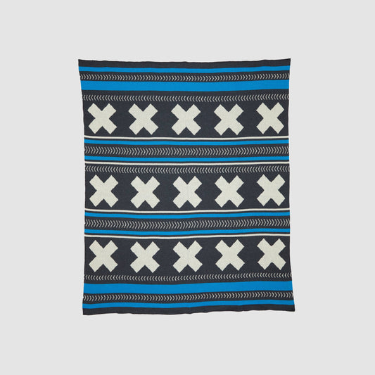 Mesa Throw Blanket: Blue