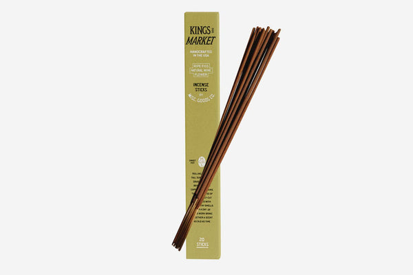 Kings Market Incense Sticks – Flowers, Coconut & Fig (20-Pack)
