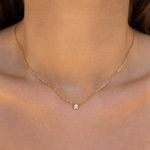 Star Stone Necklace: Opal