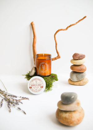 Oakmoss and Amber Candle