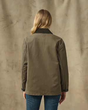 Women's Canvas Barn Coat - Marsh Olive