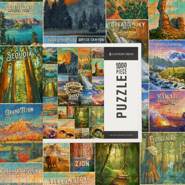 Oil Painting National Park Series Puzzle