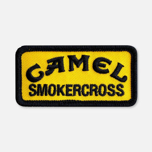 SMALL SIZE CAMEL SMOKERCROSS PATCH: Yellow-Black