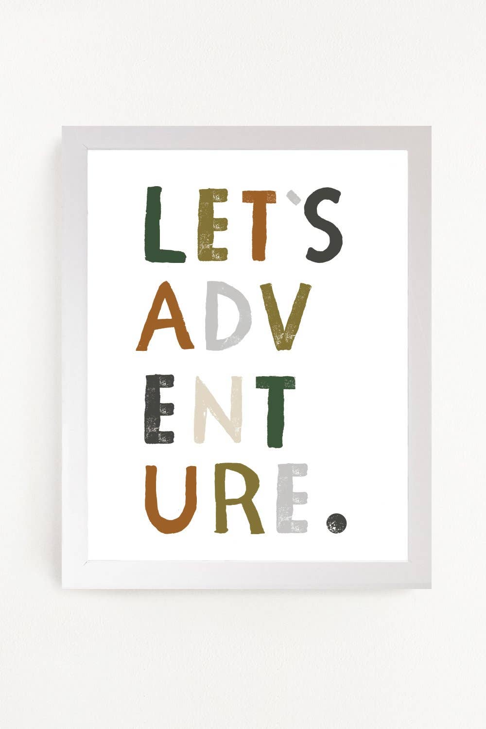 Let's Adventure Art Print - 11x14