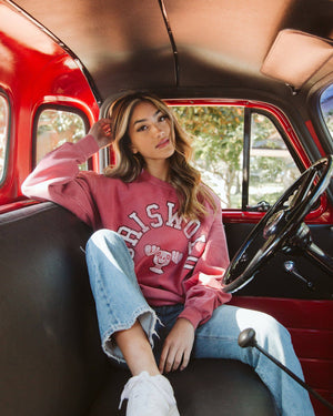 Griswold Christmas Sweatshirt  : Crimson