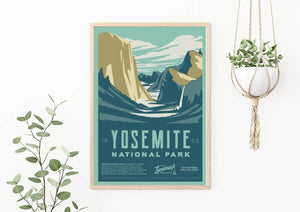 Yosemite National Park - 12x16 Poster