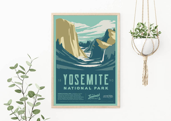Yosemite National Park - 12x16 Poster