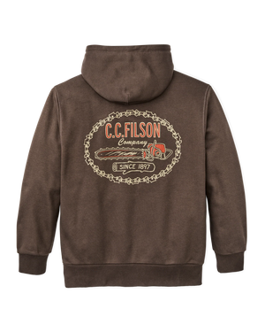 Prospector Graphic Hoodie - Dark Brown/Logging